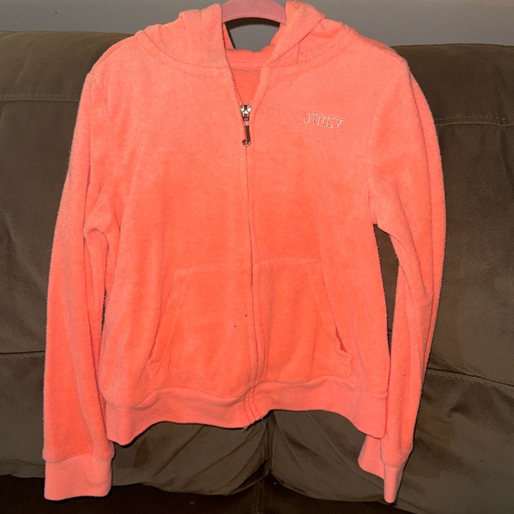Girls Juicy Couture terry cloth sweat suit